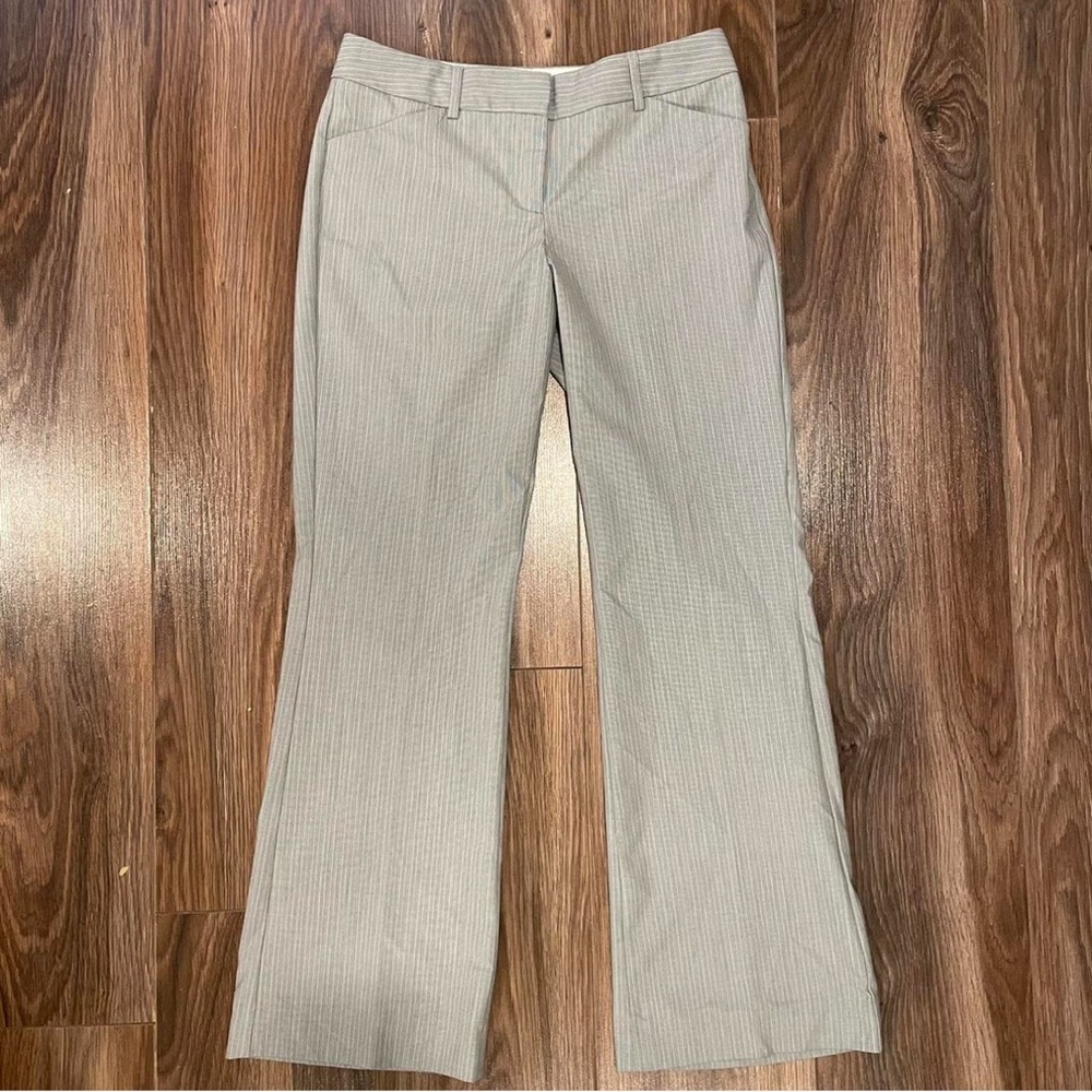 Express Gray Pinstripe Trousers